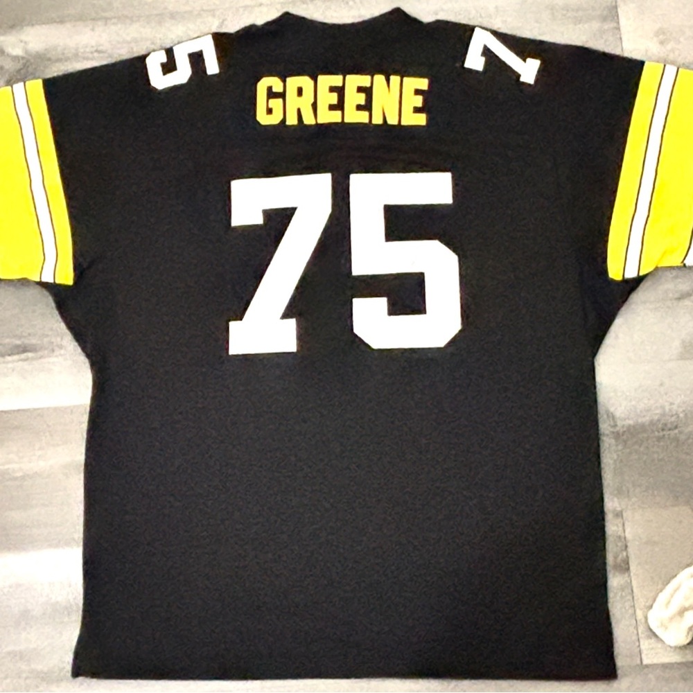 Authentic Mean Joe Green Mitchell and Ness throwback Steelers 1975 size 54